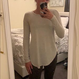 open back long sleeve tee